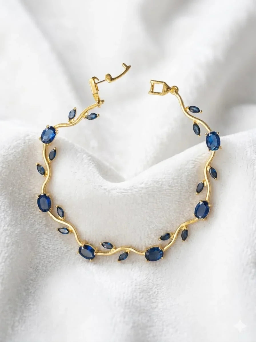 Sapphire Vine Luxe Bracelet