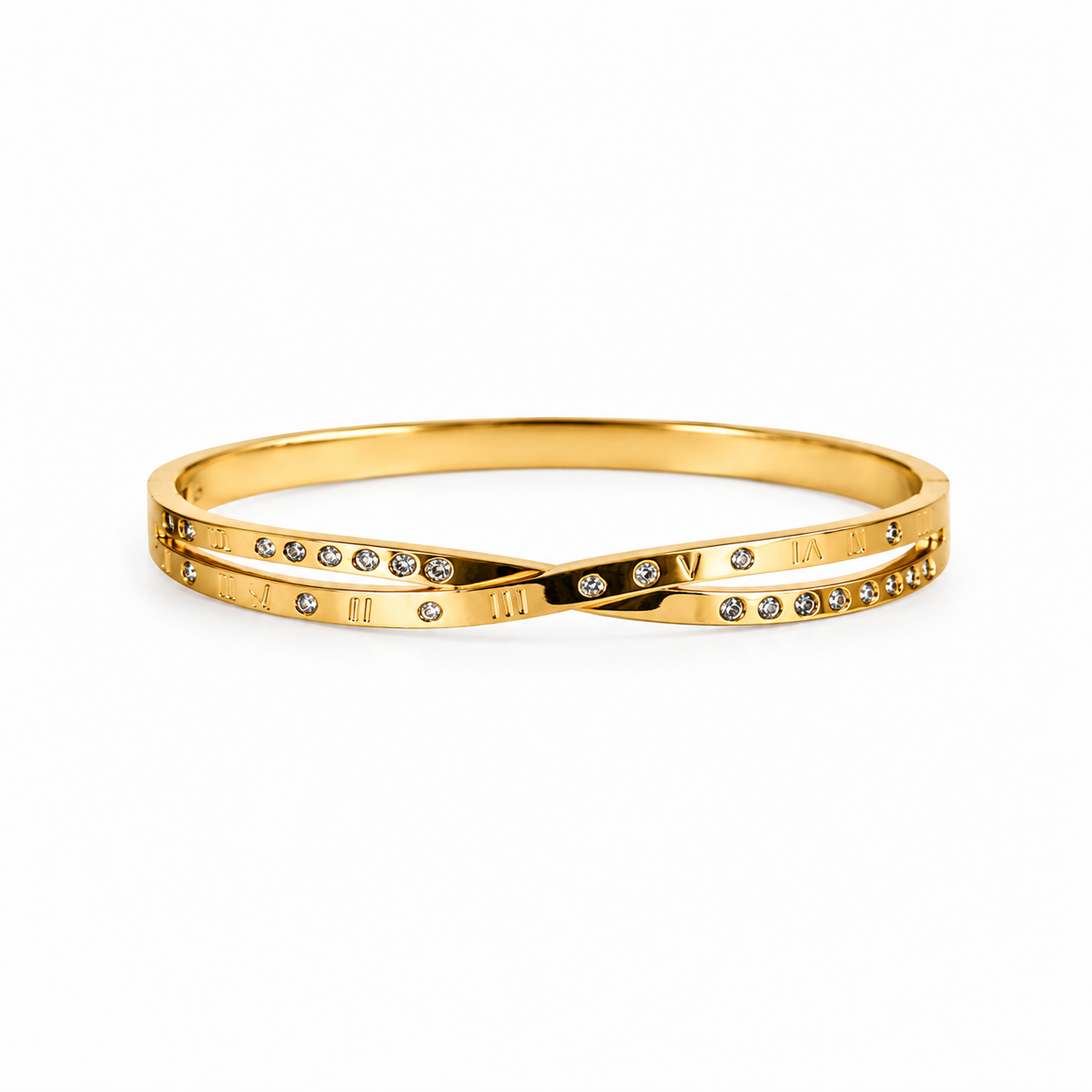 Eterna Crystal Twist Bracelet