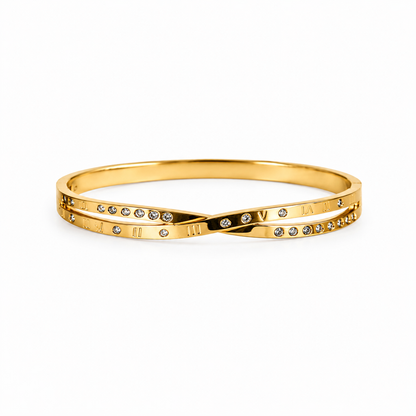 Eterna Crystal Twist Bracelet