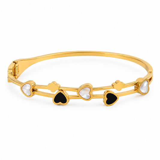 Midnight Clover Bracelet
