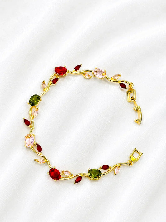 Ruby Garden Anti-Tarnish Bracelet