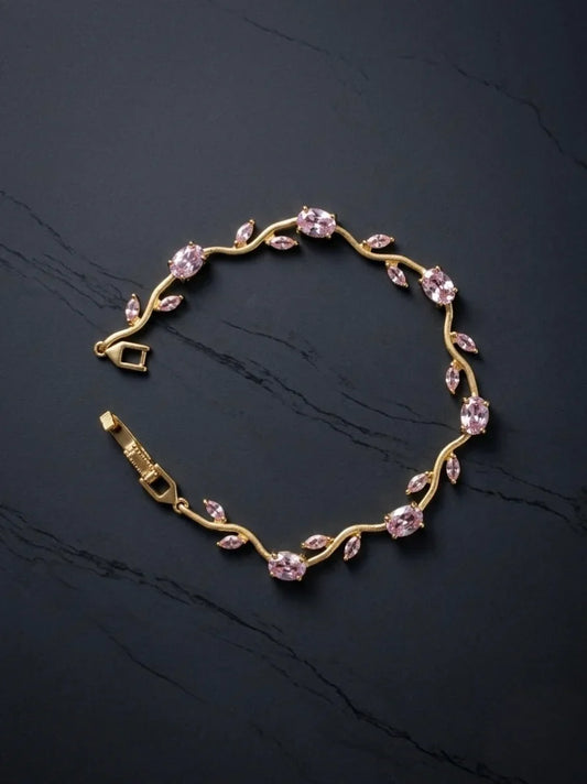Blush Vine Anti-Tarnish Bracelet