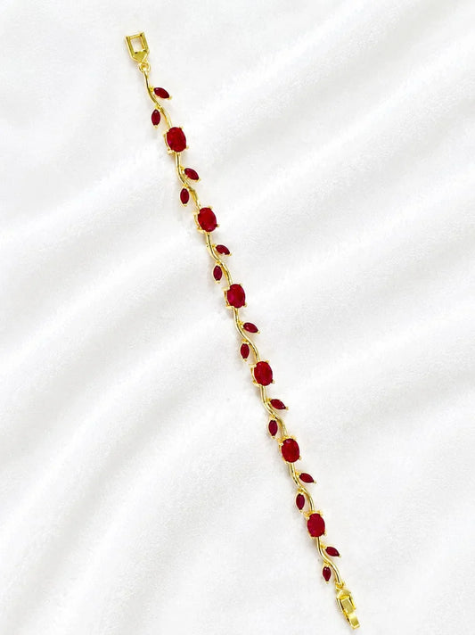 Scarlet Vine Anti-Tarnish Bracelet