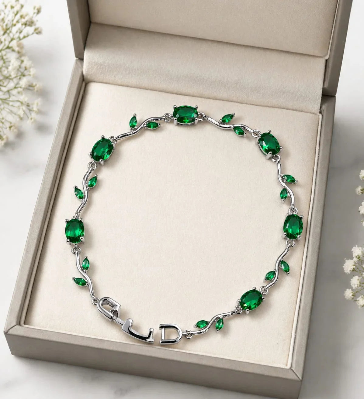 Emerald Vine Luxe Bracelet