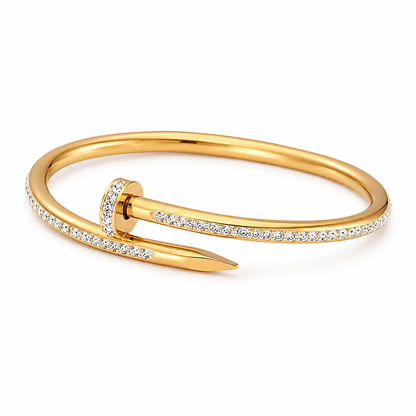 Crystal Nail Bracelet