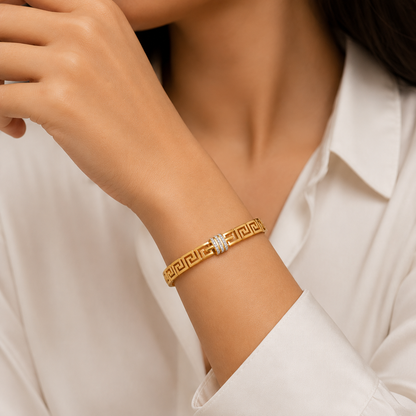 Greek Luxe Crystal Bracelet